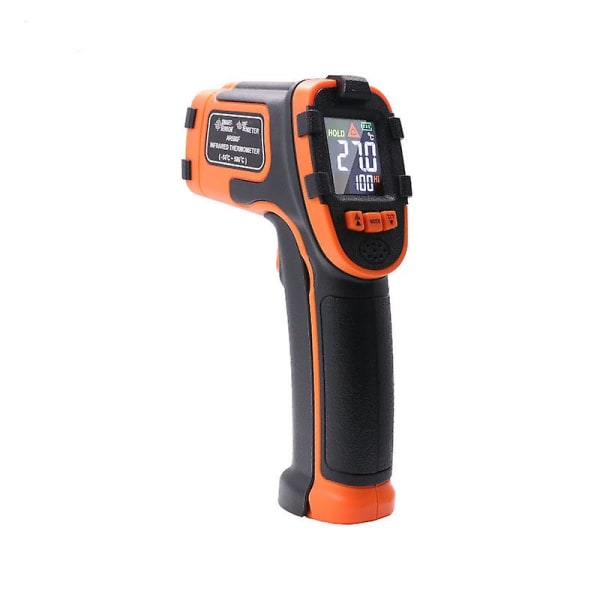 Infraröd termometer, digital lasertemperaturpistol, -50c ~ 590c, icke-mänsklig kroppstemperaturmätare, används för matlagning/frysning