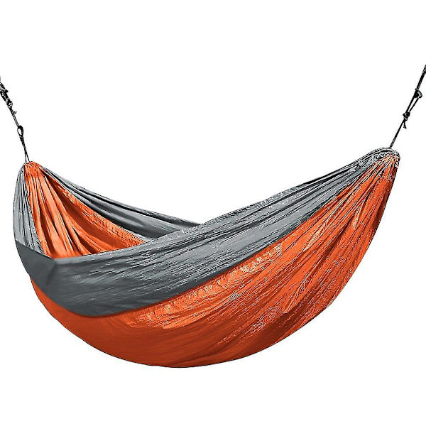 Universell 3,2x2m Större Dubbelfärgad Nylon Camping Hängmatta Lätt Bärbar Sommar Strand Resa Hängmatta
