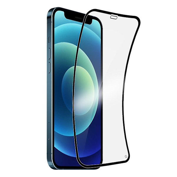 Skärmskydd för Apple iPhone 12 Mini Fingeravtrycksresistent - Svart-1