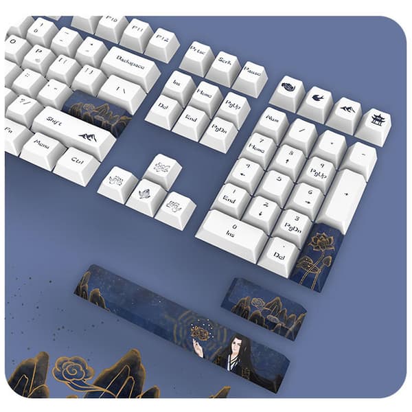 130 Tangenter Keycaps Pbt Cherry Switch Keycap För 61/64/68/87/96/104/108 Layout Diy