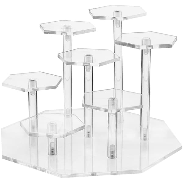 Visningsställ för hantverk DISPLAY PLATFORM BASE DESSERT STAND DISPLAY ACTION FIGURE RISERS Leksaksmodell Visningsställ
