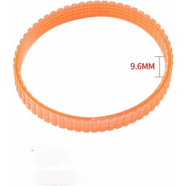 10-pack 9,6 mm bred polyuretan drivrem för elektrisk hyvel för 1900B (orange)