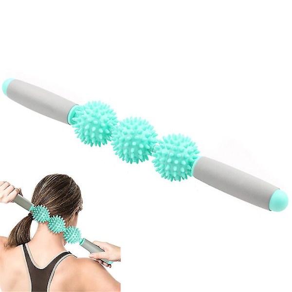 Fascia muskelrulle - Cellulitmassager - Fascia rulle för celluliter och ömma muskler - Nacke, ben, rygg, kroppsrulle djupvävnadsmassageverktyg