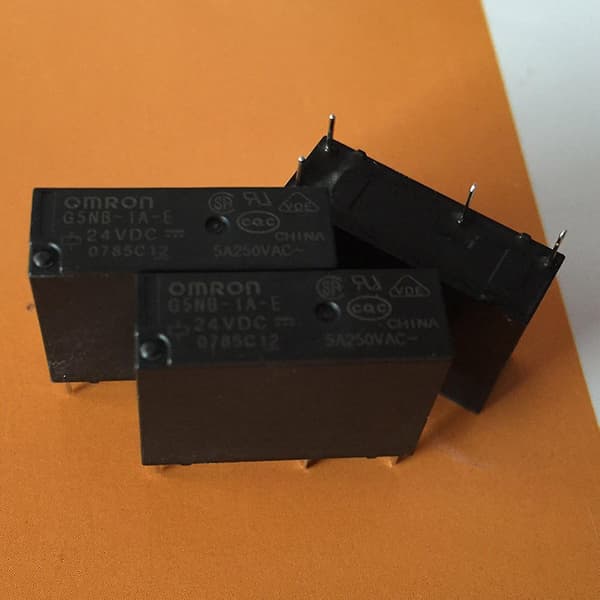 10 st G5nb-1a-e-24v G5nb-1a-e G5nb 1a E 24vdc 5a250vac 4-stiftsrelä (24v)