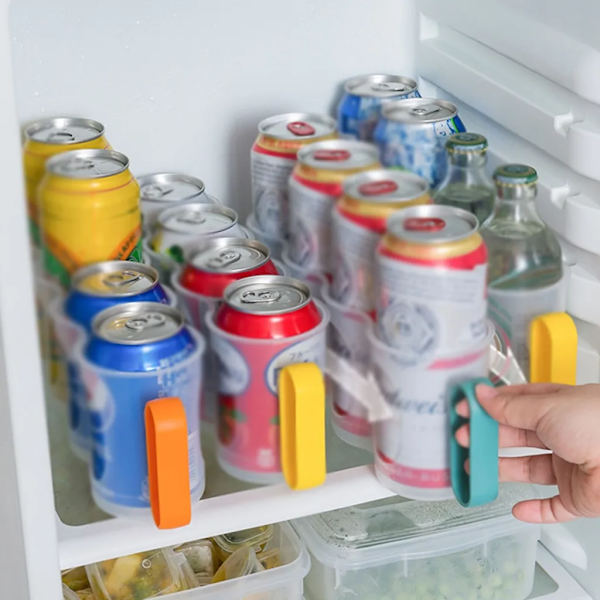 3-pack ölburkshållare för förvaring i kök och kylskåp