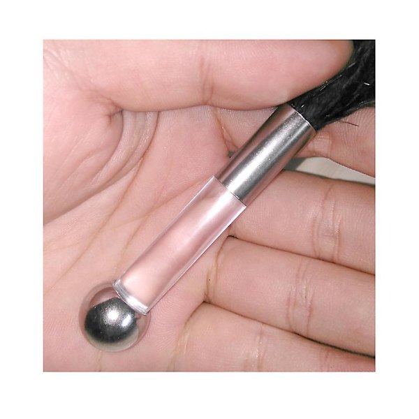Fjäder Tickler Whip Crop Chat Toy Tease Sexy Spanking Slapping Loving Couple Couple (Svart)
