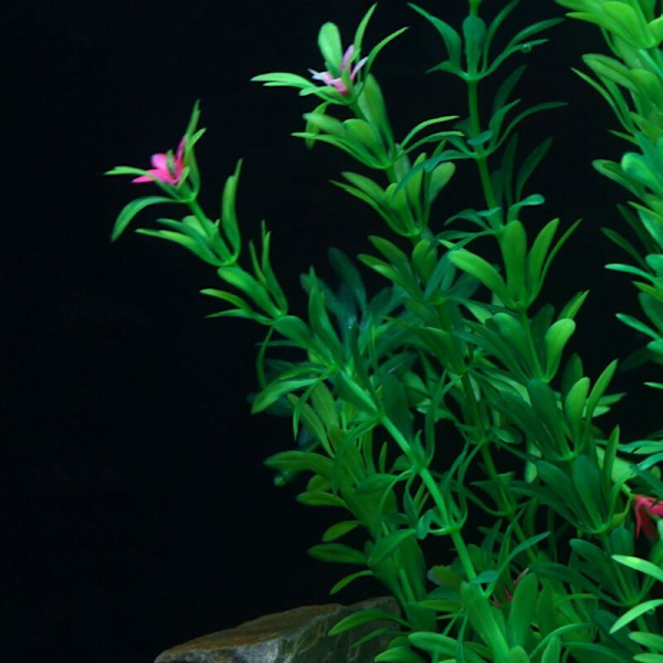 52 cm konstgjord akvarieväxt konstgjord vattenväxt plast akvarium dekoration prydnad 20,5 tum (typ A)