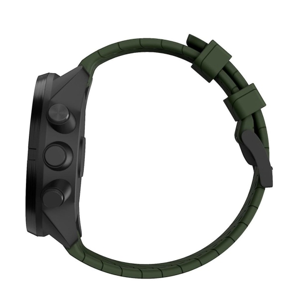 Suunto 9/9 Baro Koppar Blixtmönster Silikonarmband Mossgrön