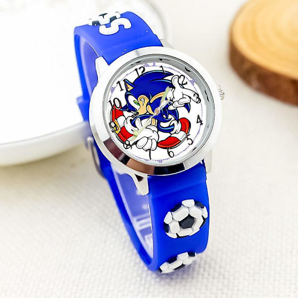 Ny Sonic Advance Silikon Wtrap Watch Fotboll Dekorativ utomhusbruk För barn Sport Lysande Pointer Quartz Movement4