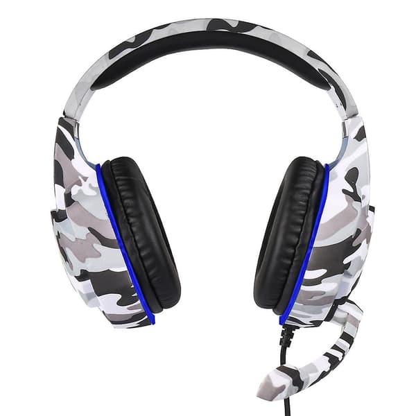 Coolbit T176 Headset Stora Hörlurar Gaming Headset Med Headset Vit