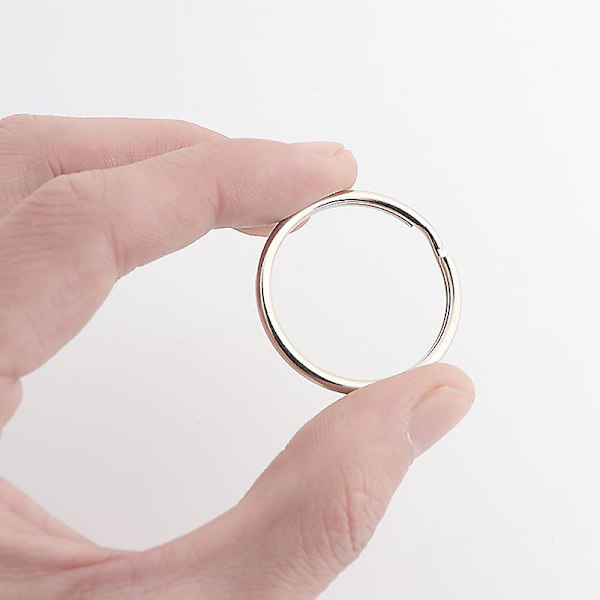 50-pack 0,8 tum mini split ring med dubbla öglor små metallringar kontakter för smycken halsband armband örhängen hantverk prydnader och gör-det-själv