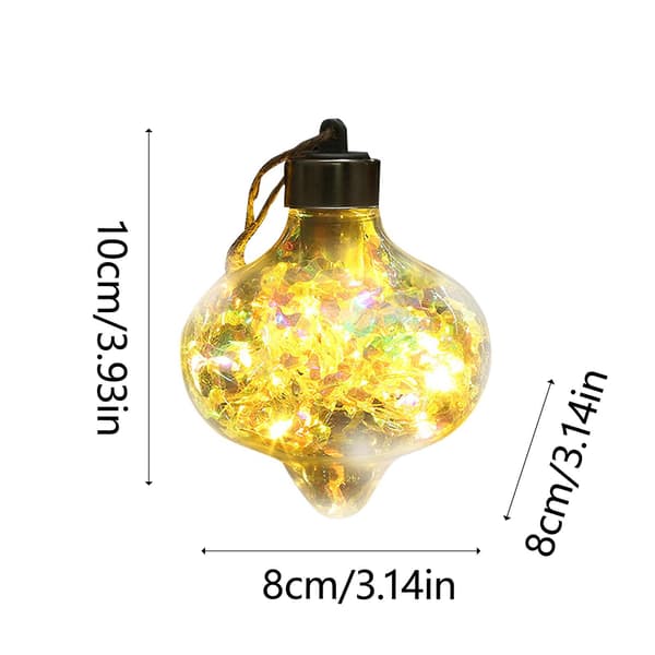 LED julgranshänge (inbyggt batteri)