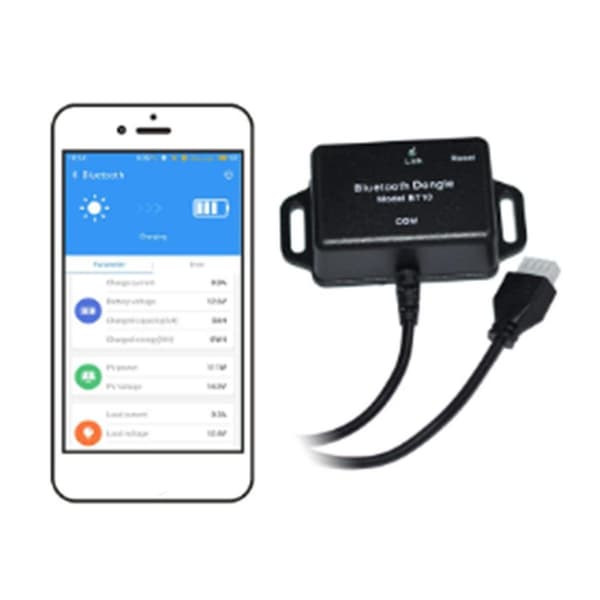 Bluetooth-modul för Bs126030 Bs123020 B2s1260 B2b1230 Mppt5025 stödd Bluetooth-modul för mobilapp