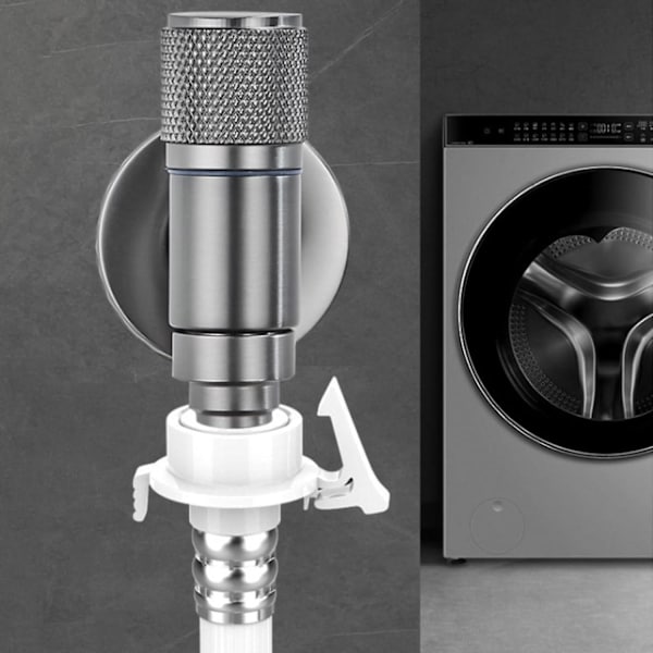 Tvättmaskin Kran Mässing Enkel Kall Väggmonterad Utomhus Trädgårdskran Industriell Mässing Tvättmaskin Stoppventil Stoppventil Tvätt M