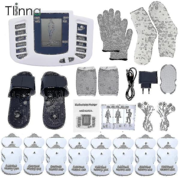 Elektronisk Tens Ems Muskelstimulator Puls Akupunktur Massage Terapi