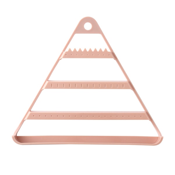 1st triangulärt rosa smyckesförvaringsställ