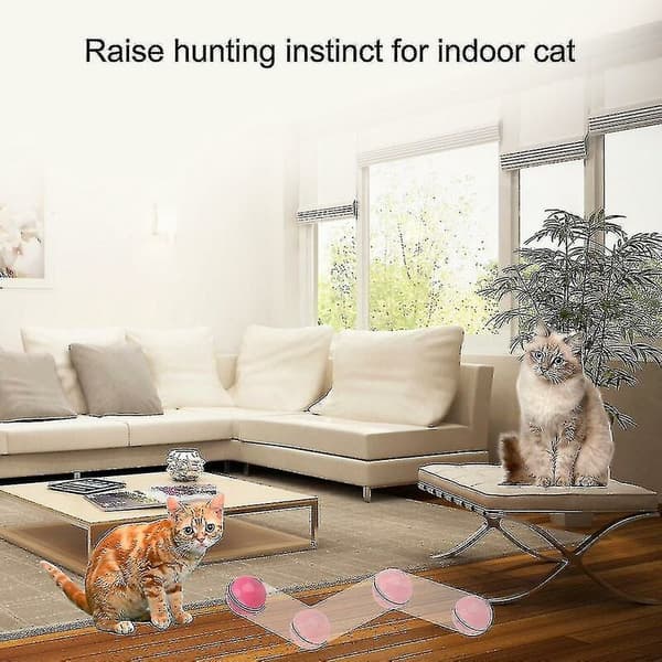 Smart Ball USB Katte- og Hunde-interaktiv Rullende Bold, Grøn