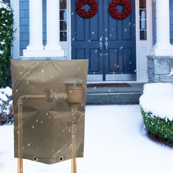 1 Isoleringsskydd för rör, 61x61 cm, vinterskydd ner till -30°C, för backventil och bevattningssystem.