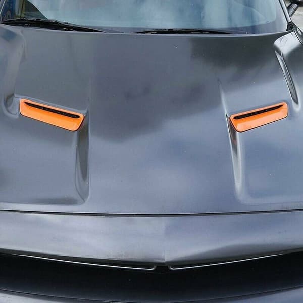 Luftutloppsklädsel för Dodge Challenger 2015-2020, ABS Orange