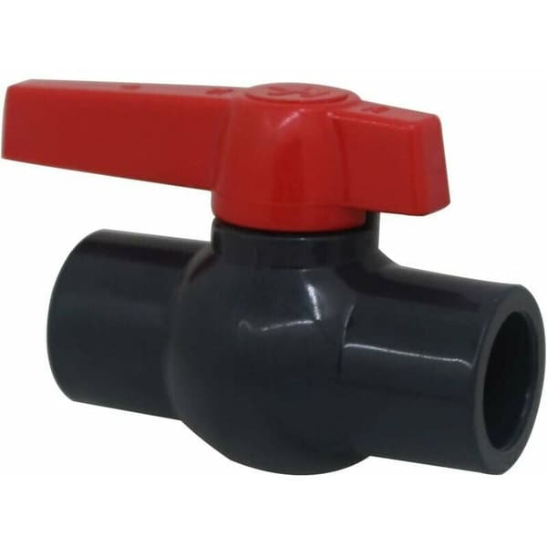 PVC-ventil för limning, 50 mm kulventil, kulventil för pool