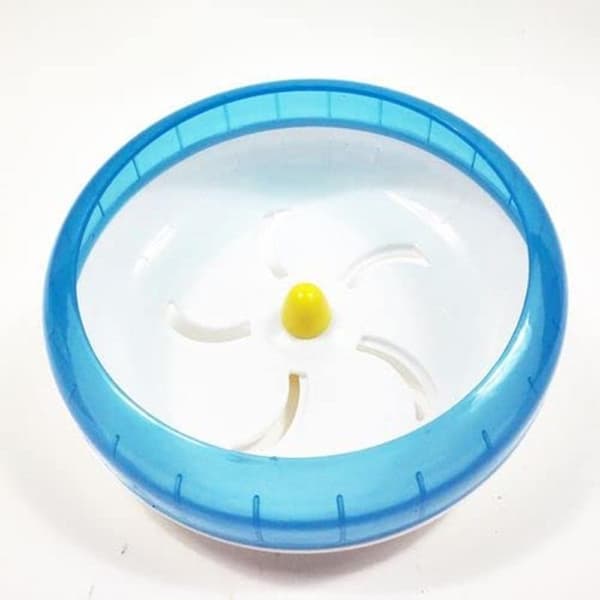 Hamster Löpband Tyst Löphjul i Plast (Blå) 1 st