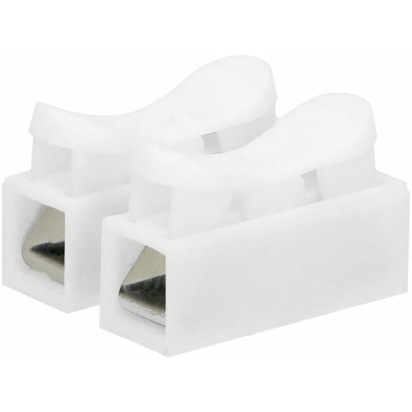 Sähködomino 2 x 2,5 mm² Jousiliitin Johdinosa 2,5 mm² IEC 250V / 10A (100 kpl)