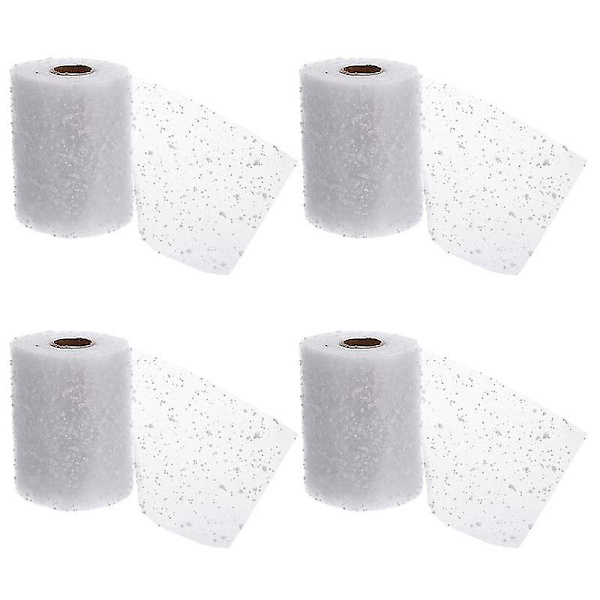 4 rullar snö poly mesh band