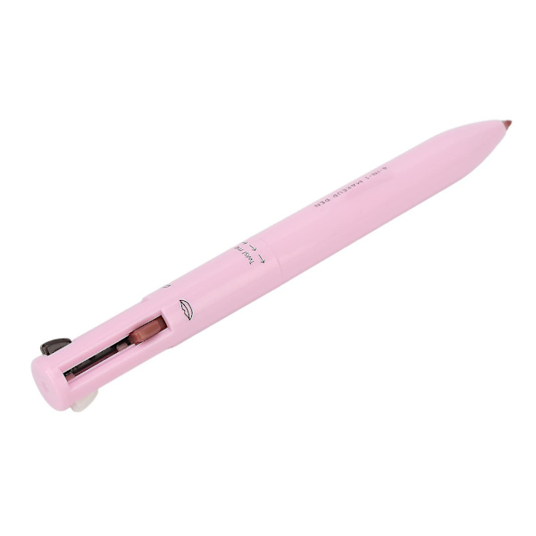 4-i-1 sminkpenna 4 färger bärbar ögonbrynspenna läppliner highlighter ögonmakeup skönhetspenna