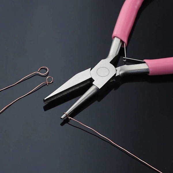 Runda konkava tänger med 4 tum, öglepliers, miniprecisionstänger, trådbockningsverktyg för smyckestillverkning, hobby, grossist