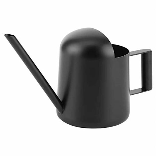 300 ml svart minivattenkanna i rostfritt stål - för trädgårdsväxter.