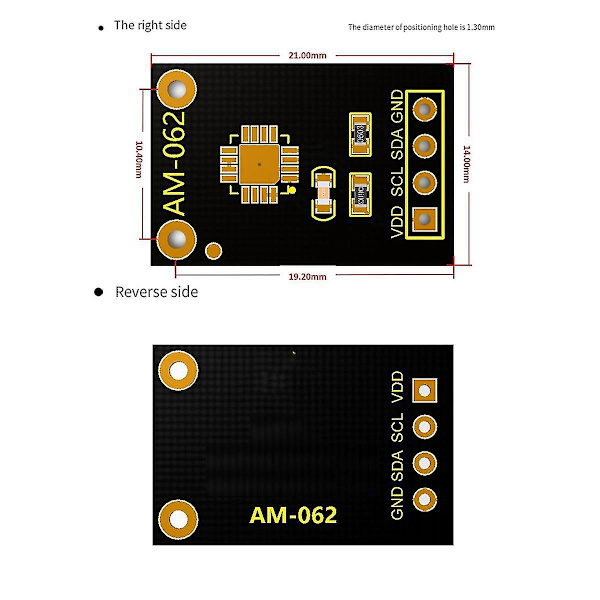 Tsys01 Digital Temperatursensor I2c Interface Sensor Multifunktion Bärbart utvecklingskort Mod