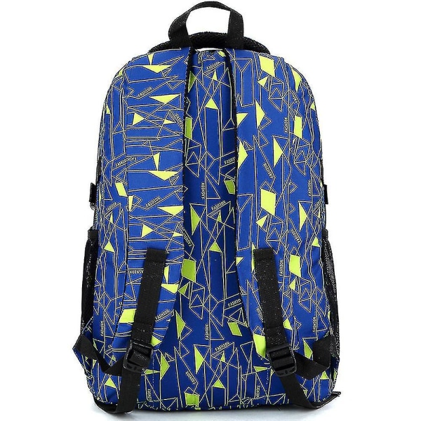 Gymnasieelev Högskolestudent Skolväska Datorryggsäck AColor-5