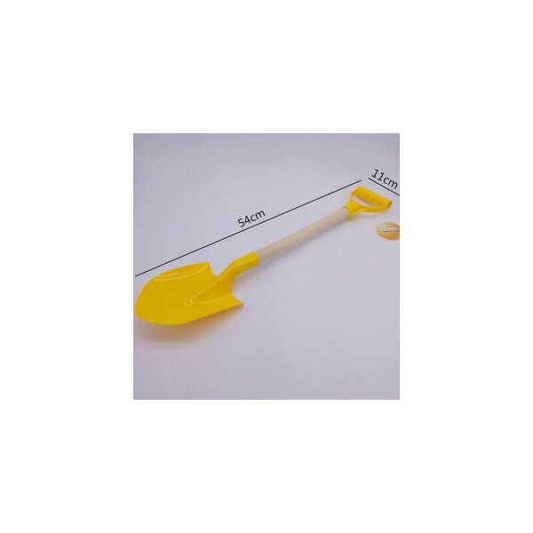 1 bit bärbar strandskyffel för barn lätt att använda - gul spade (54 cm)