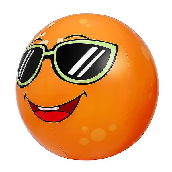 1 st Uppblåsbar Orange Sprinkler