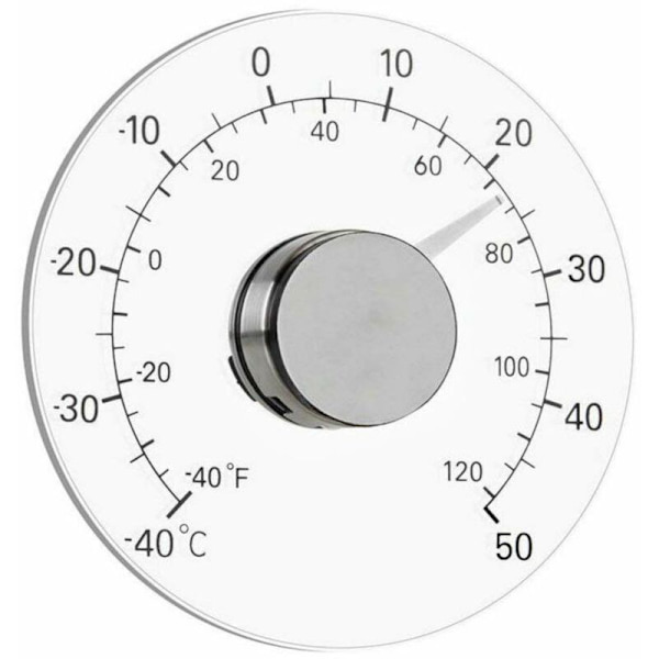 Vindue Termometer til Udendørs Indendørs, Ingen Batterier Krævet, Transparent Skive, Vejr Termometer, Præcise Aflesninger til Hjem, Kontor, Terrasse