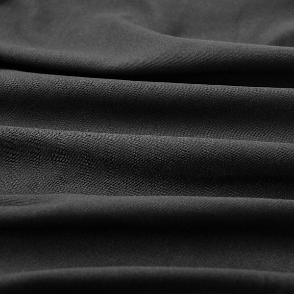 Stolskydd Set om 4 42-53 cm Mörkgrå Maskintvättbart Skyddande Överdrag Stolskydd Stretch Stolskydd (Svart)
