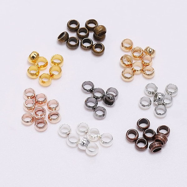 2mm Glas Rocaille Beads Mini Round Beads Färgglada Beads 1 Box/Ca. 3900 bitar för smyckestillverkning, Craftingyellow-serien