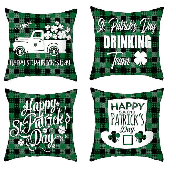 St. Patrick's Day Kuddeöverdrag för Hemmet - Familjen Överlevde