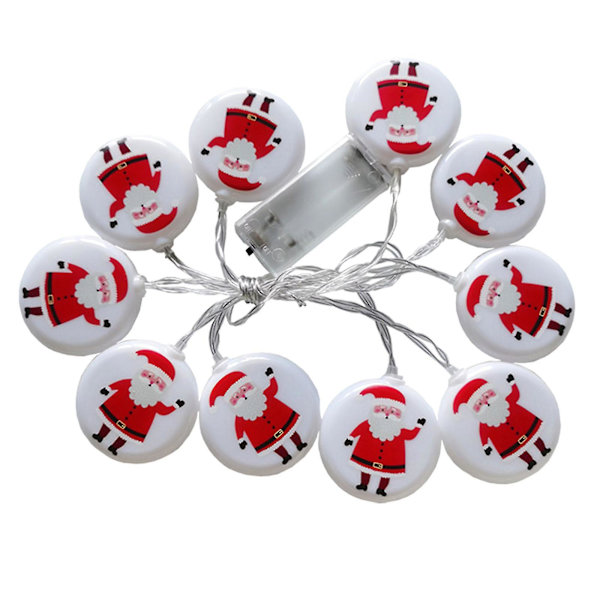 Jul LED-ljusslingor med Batterilåda för Fest och Juldekoration
