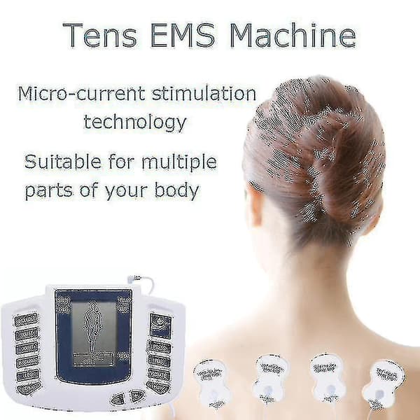 Elektronisk Tens Ems Muskelstimulator Puls Akupunktur Massage Terapi