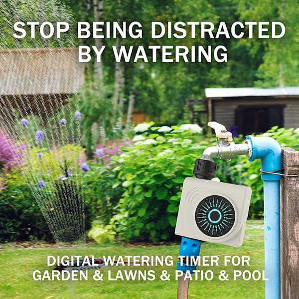 Bluetooth WIFI Vattentimer, Trädgård Smart Sprinkler Timer