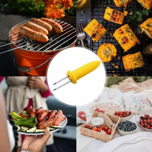 10 stk. grillmajs holder (6 x 2 x 1,5 cm)