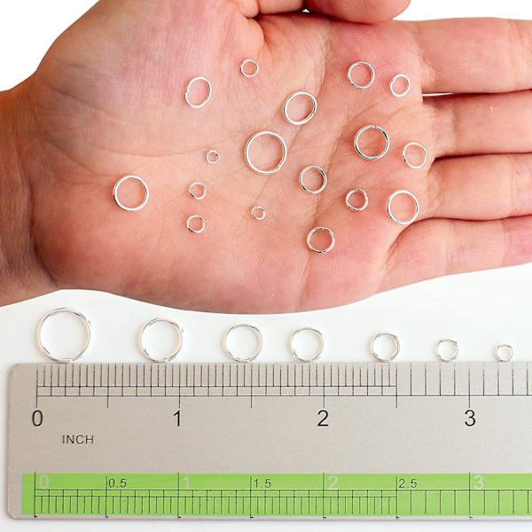 Åbne Springringe Forbindelser Bulk Smykkefund Kit Og Nøglering Kæde Tilbehør Til DIY Øreringe Halskæde Armbånd Vedhæng Choker Smykke Reparation Ma