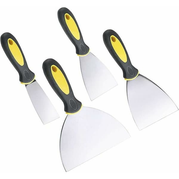 Edelstahl Pfannenwender Set 38, 75, 100, 150mm 4 Stück