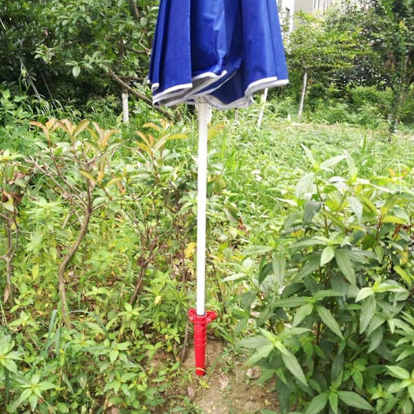 Paraplyholder med sandanker til paraply, udendørs, strand