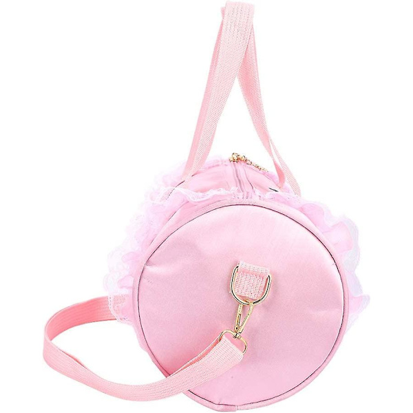 Barnens axelväska för dans & spets ballerina (rosa kort sand) 1 st