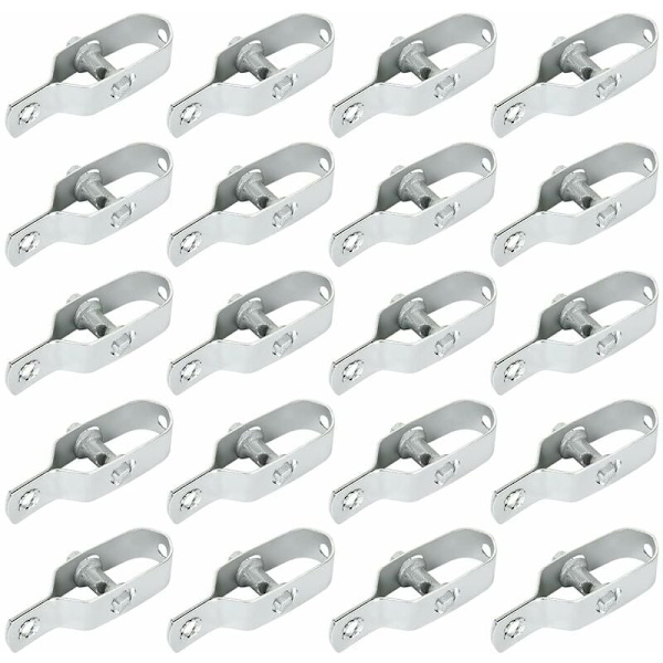 20 st staketsträckare, 90 mm galvaniserade ståltrådssträckare, trådstäckare för staket, trädgård, ståltråd, antenn, tvättlina