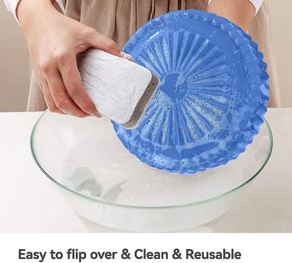 5,7 tums luftfritös silikonfoder, återanvändbar non-stick luftfritös fodermatta (grå)