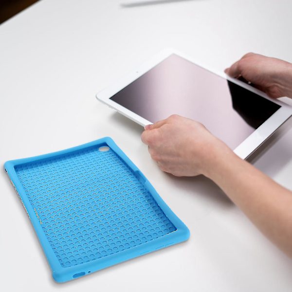 Silikonfodral med stativfunktion till Chromebook Duet 10,1 tum (blått)