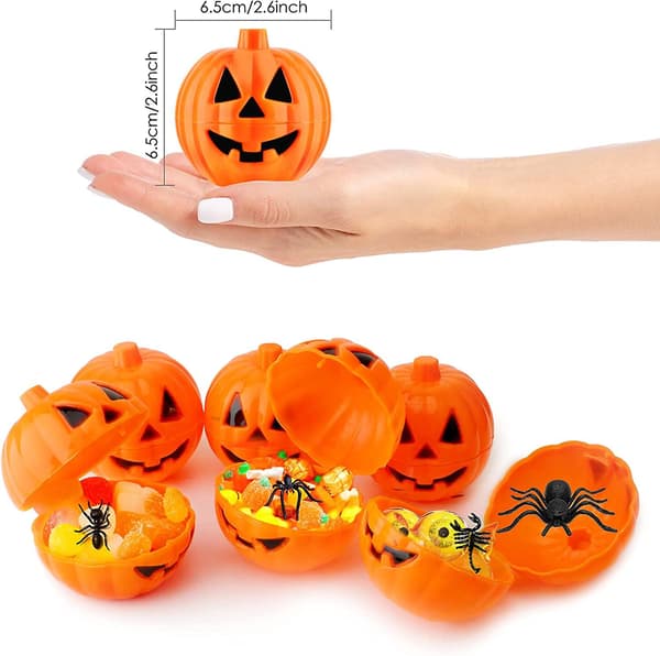 Pumpa Dekoration Halloween Dekoration Höst Dekoration Liten Mini (ca 6 Cm)